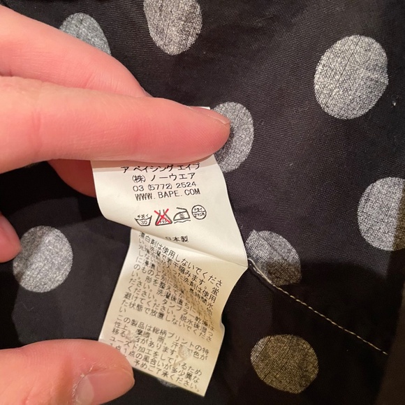 BAPE polka dot SHIRT - Picture 5 of 6
